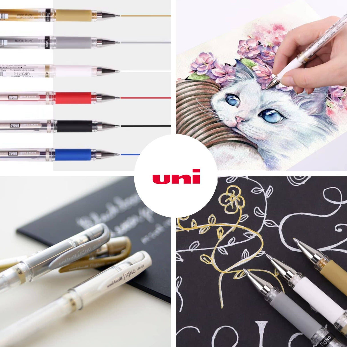 Uni-ball - Roller Tinta Gel SIGNO UM-153  Punta 1.0 mm