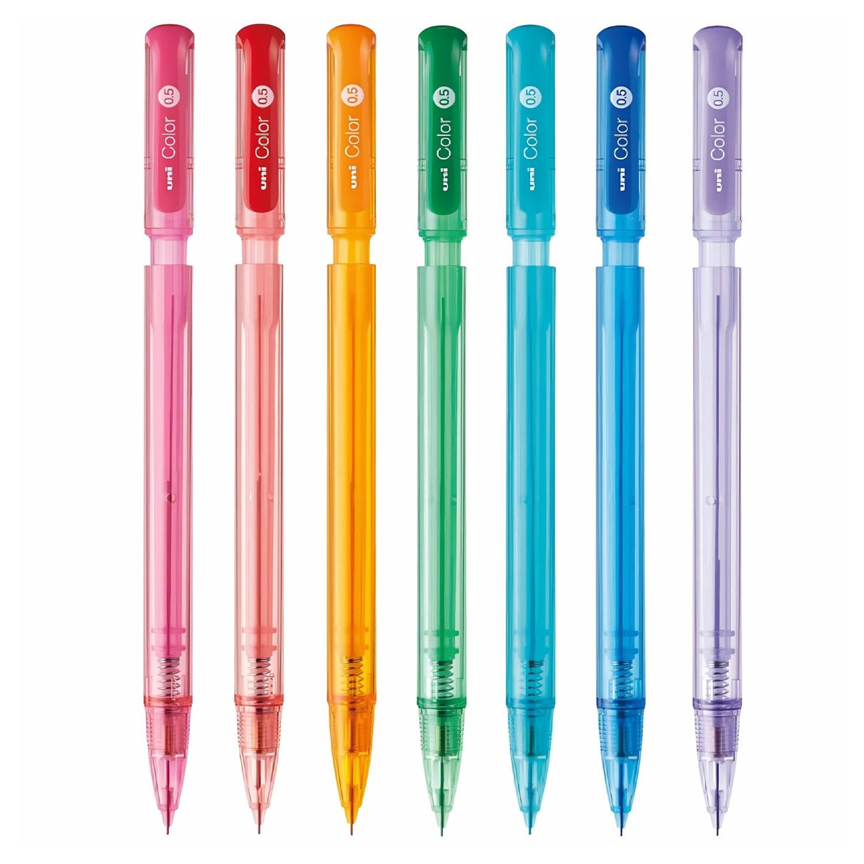 Uni Color - Portaminas con Minas de Color Borrables 0,5 mm