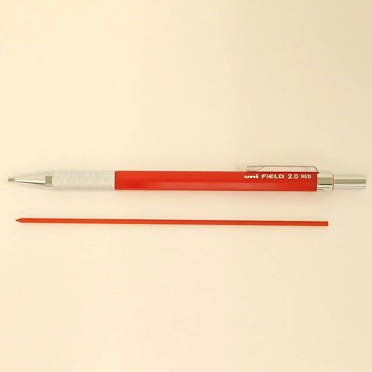 Uni Field - Portaminas 2,0 mm RED con Mina Roja