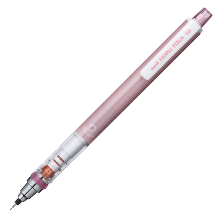 Porte-mine Uni Kurutoga Advance M510301P.1 0,5 Mm - Mécanisme Rotatif Pour Une Mine Toujours Pointue (Corps Blanc)