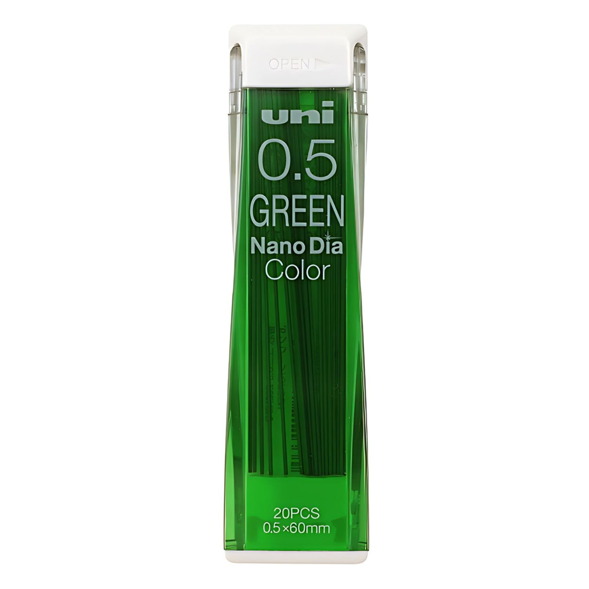 Uni Nano Dia Color - Pack 20 Minas de Colores 0,5 mm