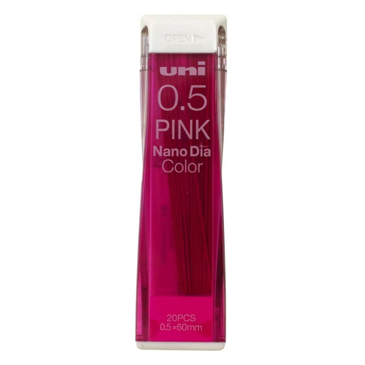 Uni Nano Dia Color - Pack 20 Minas de Colores 0,5 mm