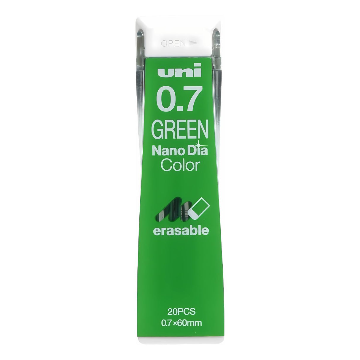 Uni Nano Dia Color - Pack 20 Minas de Colores 0,7 mm