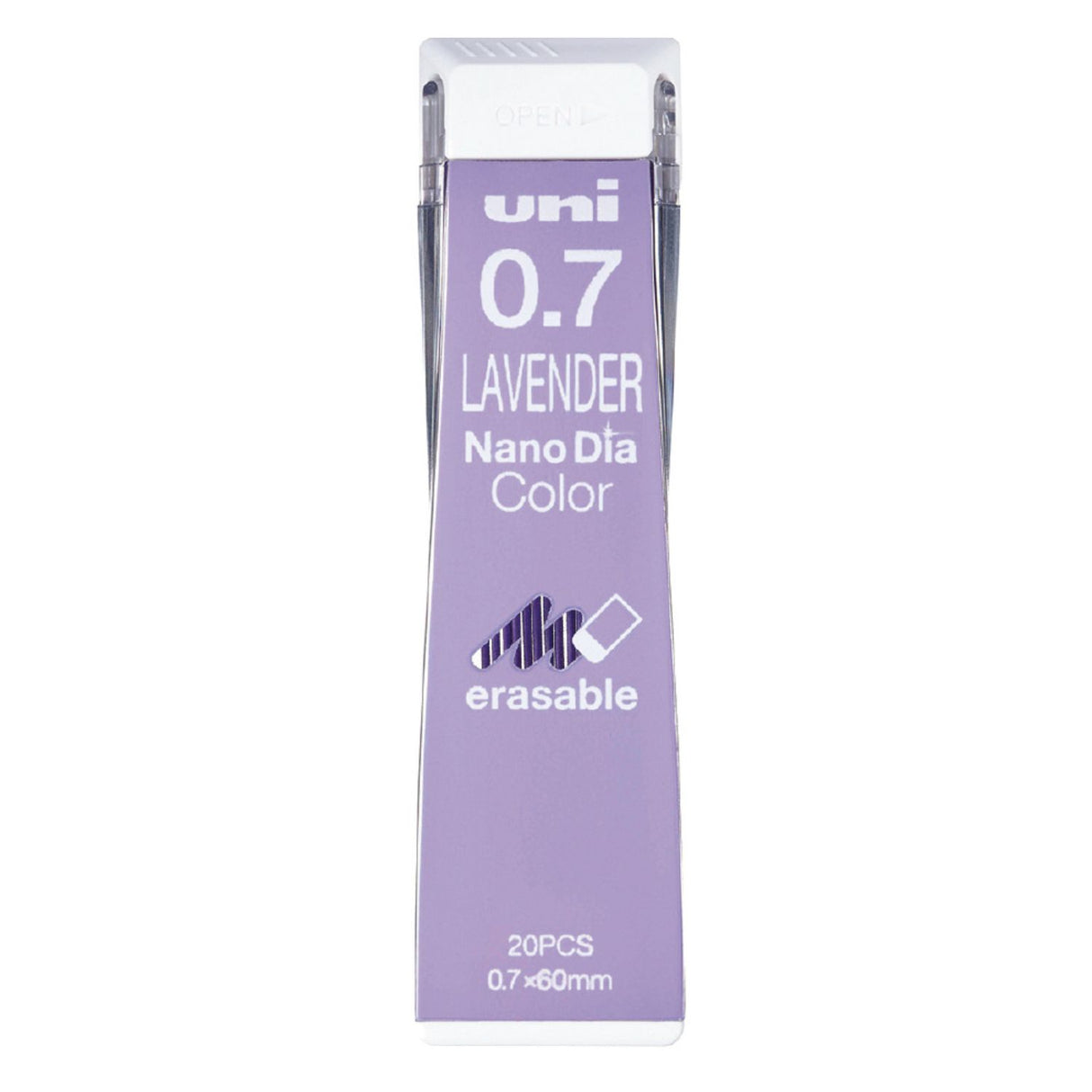 Uni Nano Dia Color - Pack 20 Minas de Colores 0,7 mm