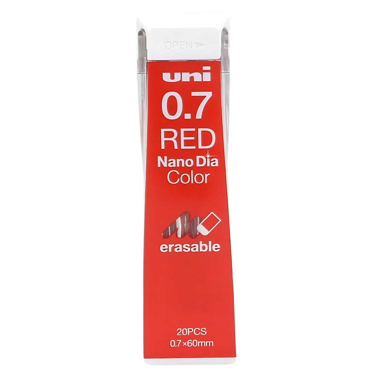 Uni Nano Dia Color - Pack 20 Minas de Colores 0,7 mm