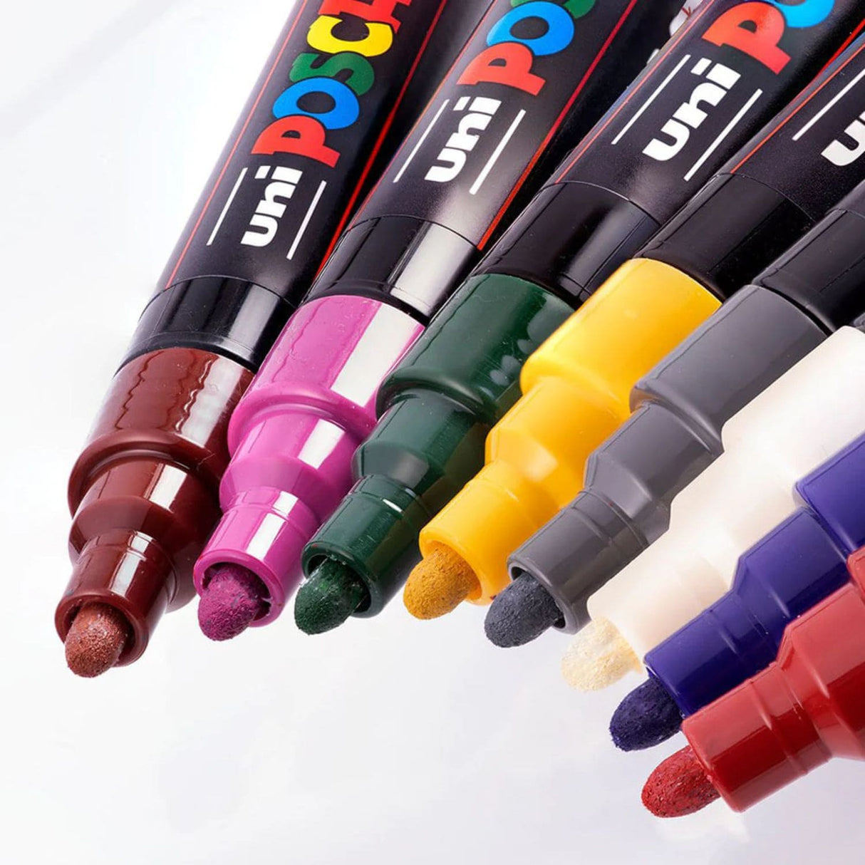 Posca PC-5M - Set 8 Marcadores Punta Media Dark Colors