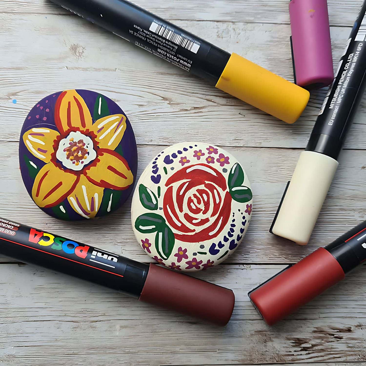 Posca PC-5M - Set 8 Marcadores Punta Media Dark Colors