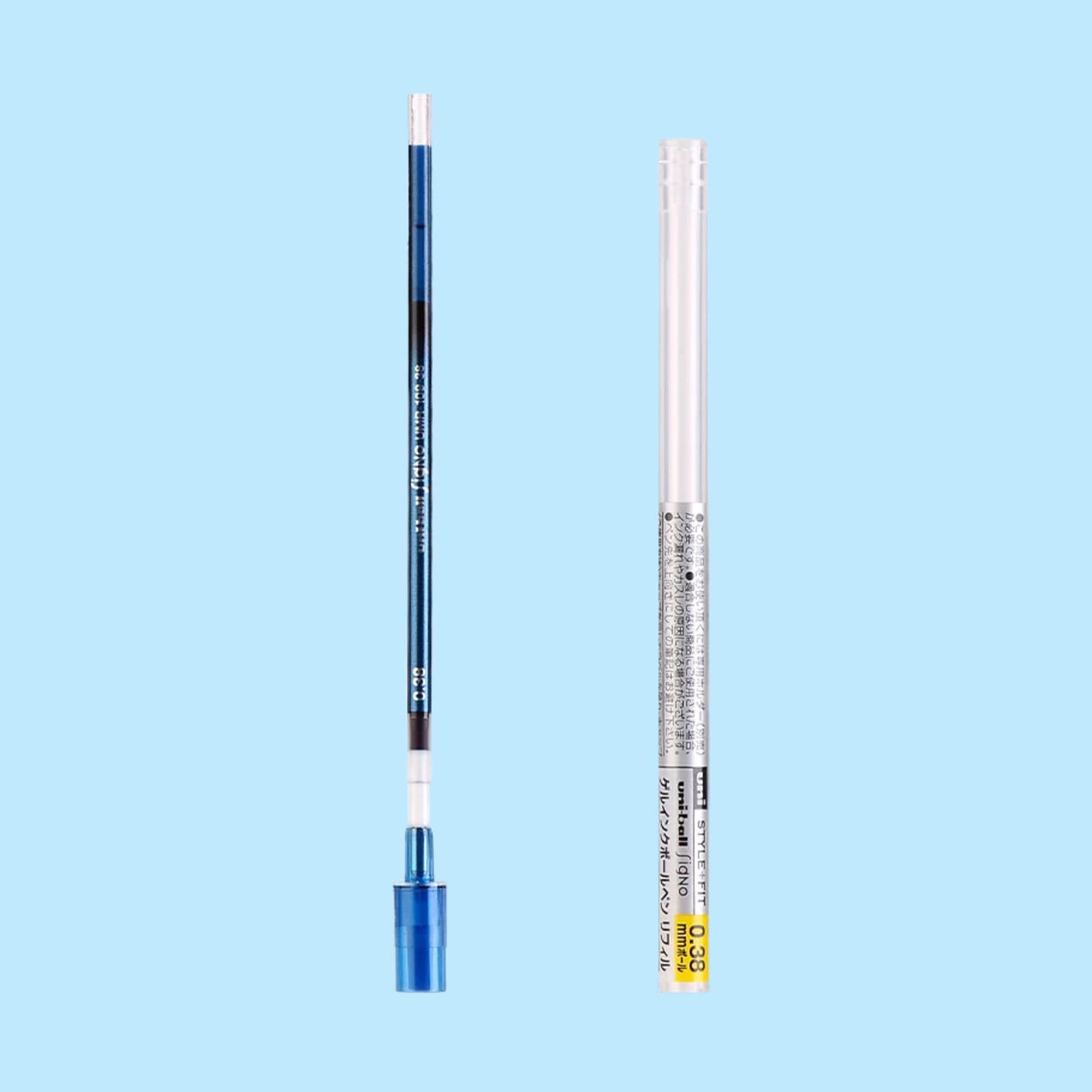 Uni Style Fit - Repuesto de Bolígrafo Gel Punta 0,38 mm