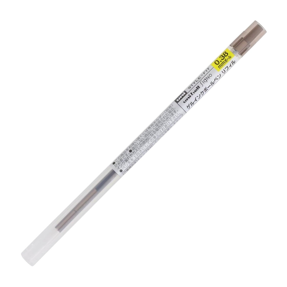 Uni Style Fit - Repuesto de Bolígrafo Gel Punta 0,38 mm
