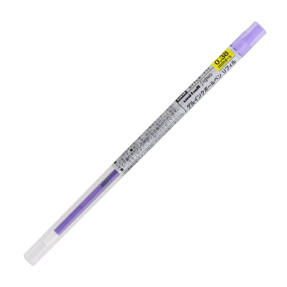 Uni Style Fit - Repuesto de Bolígrafo Gel Punta 0,38 mm
