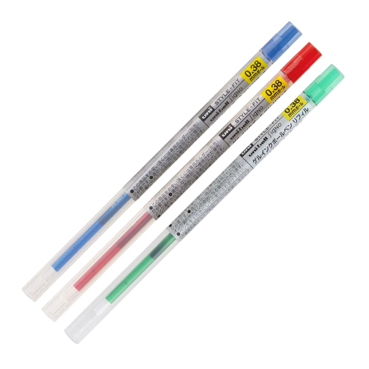Uni Style Fit - Repuesto de Bolígrafo Gel Punta 0,38 mm