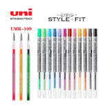 Uni Style Fit - Repuesto de Bolígrafo Gel Punta 0,5 mm