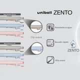 Uni Zento Basic - Bolígrafo Tinta a Base de Agua