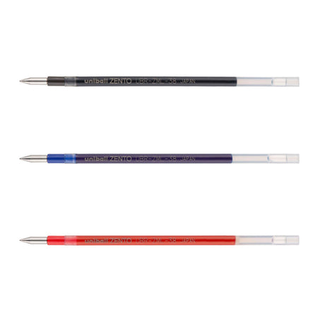 Uni Zento - Repuesto de Bolígrafo Múltiple 3 Colores Tinta a Base de Agua