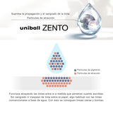 Uni Zento Standard - Bolígrafo Tinta a Base de Agua 0.38 mm