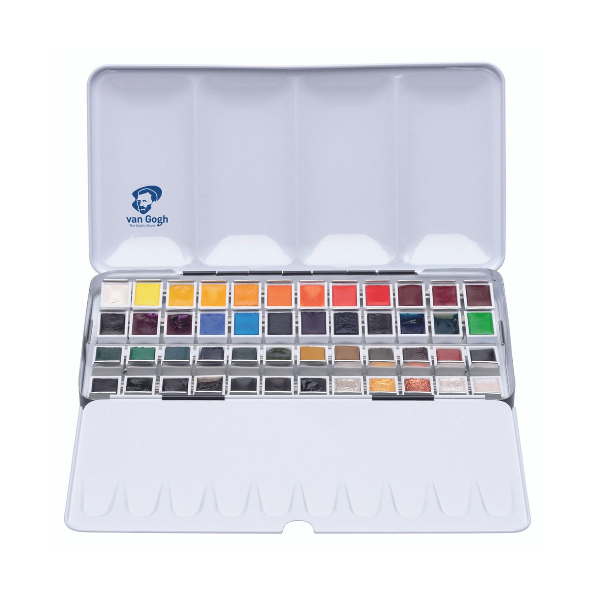 Van Gogh - Set 48 Acuarelas en Pastilla Caja Metálica