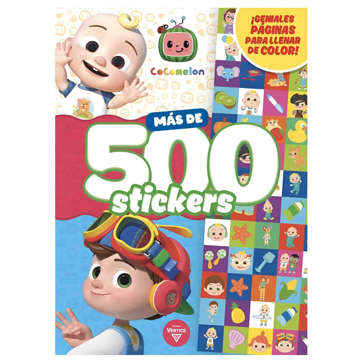 Vertice - Pack 500 Stickers y más Cocomelon