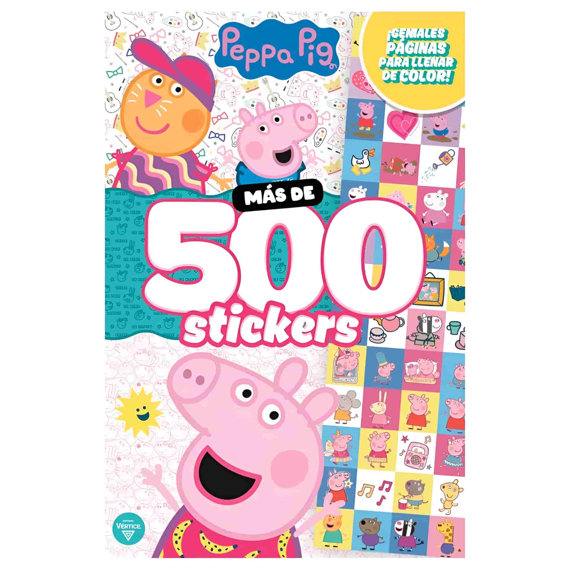 Trends International Peppa Pig Sticker Flip Pack - 6 Sheets Of Fun Stickers For Kids, Party Favors, Classrooms