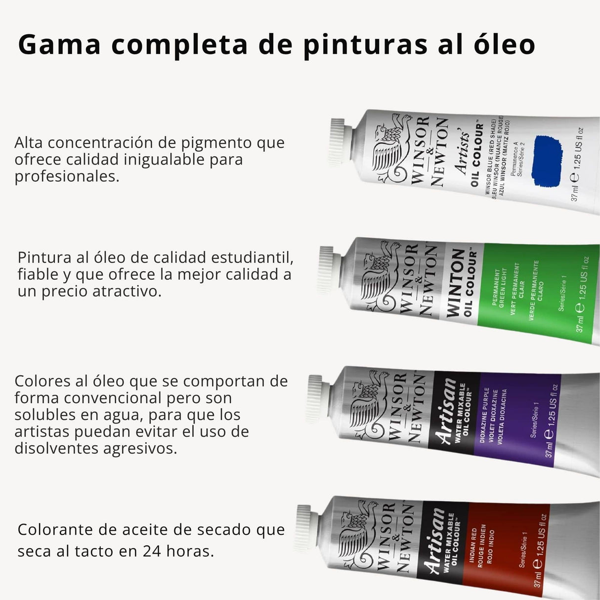 Winsor & Newton Winton - Óleo Tubo 37 ml