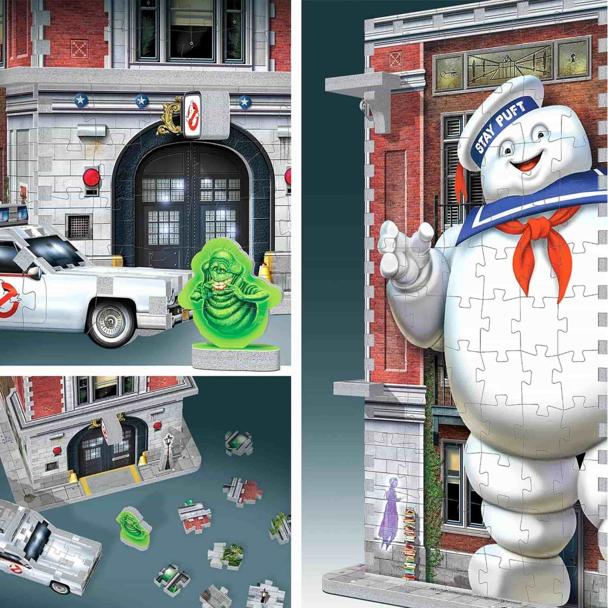 Wrebbit - Puzzle 3D Cazafantasmas Firehouse Headquarters