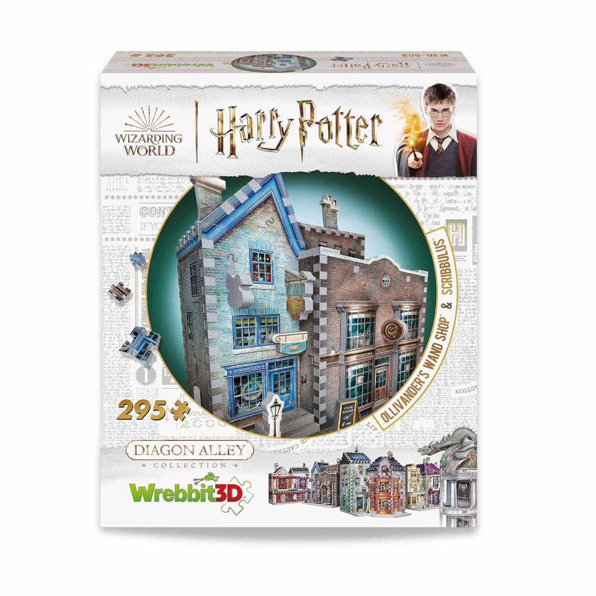 Wrebbit - Puzzle 3D Harry Potter Ollivander's Wand Shop & Scribbulus