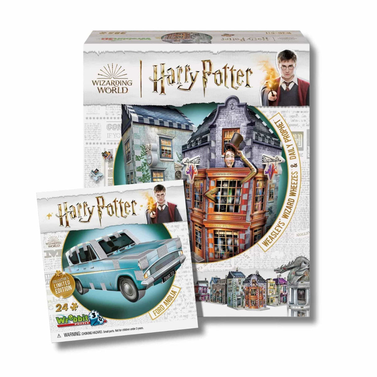 Wrebbit - Puzzle 3D Harry Potter Weasleys' Wizard Wheezes & Daily Prophet
