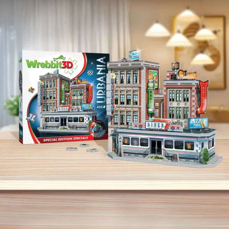 Wrebbit - Puzzle 3D Retropolis Collection 1950's Diner