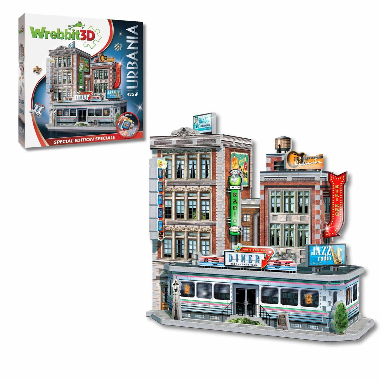 Wrebbit - Puzzle 3D Retropolis Collection 1950's Diner