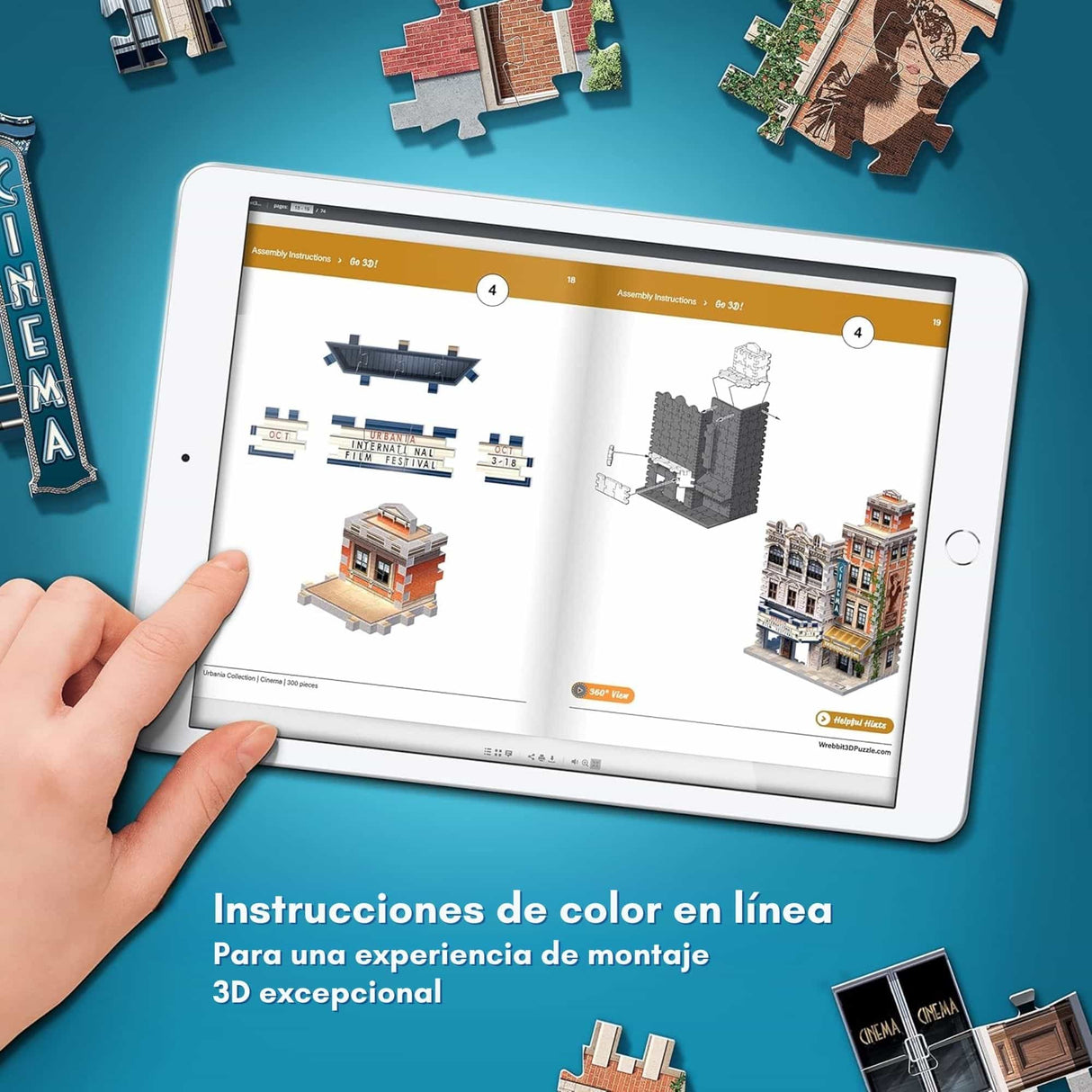 Wrebbit - Puzzle 3D Urbania Collection Cinema