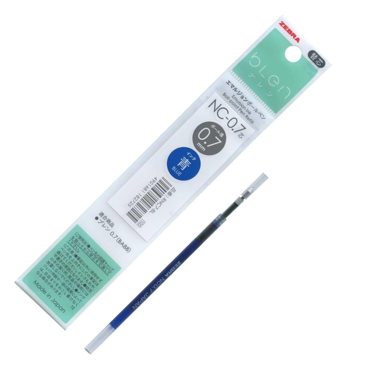 Zebra bLen - Repuesto de Bolígrafo 0.7 mm