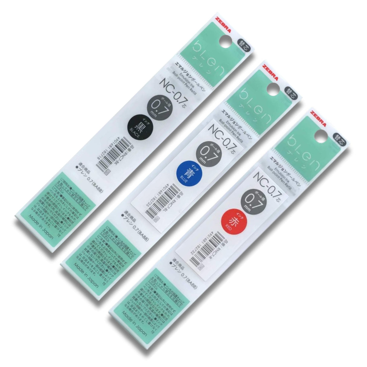 Zebra bLen - Repuesto de Bolígrafo 0.7 mm