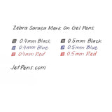 Zebra Sarasa Mark On - Lápiz Tinta Gel Punta Retráctil 0.5 mm