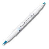 Zebra Mildliner Brush - Set 5 Destacadores Subtly Fluorescent Colors