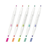 Zebra Mildliner - Set 5 Destacadores Bright Mild Colors