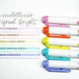 Zebra Mildliner - Set 5 Destacadores Bright Mild Colors