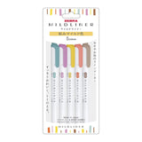 Zebra Mildliner - Set 5 Destacadores Nagomi Mild Colors