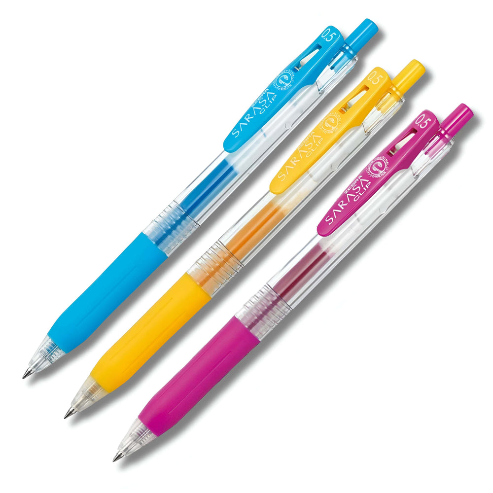 ZEBRA Sarasa Clip 0.5, set di 5 colori (JJ15-5CA ZEBRA Sarasa Clip 0.5, set di 5 colori (JJ15-5CA