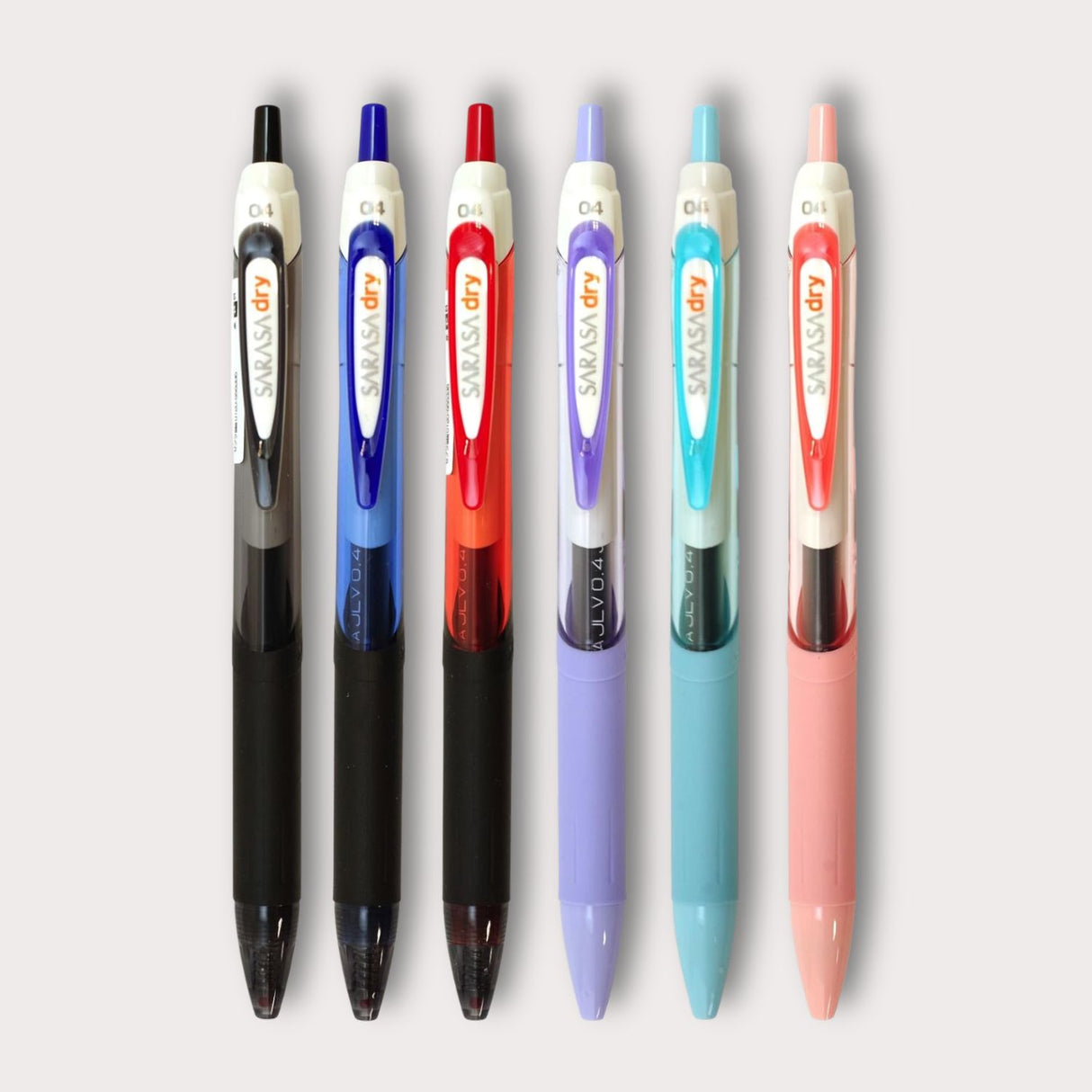 Zebra Sarasa Dry - Lápiz Tinta Gel Punta 04