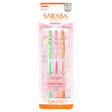 Zebra - Set 3 Lápices Gel Sarasa Clip Milk