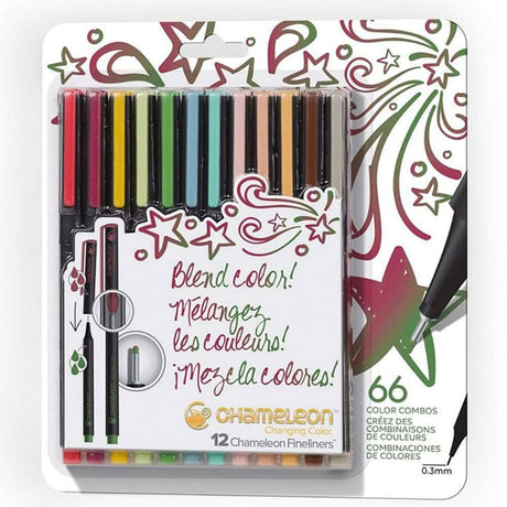 Chameleon-Fineliners-Set-12-Tiralineas-Colores-Diseno