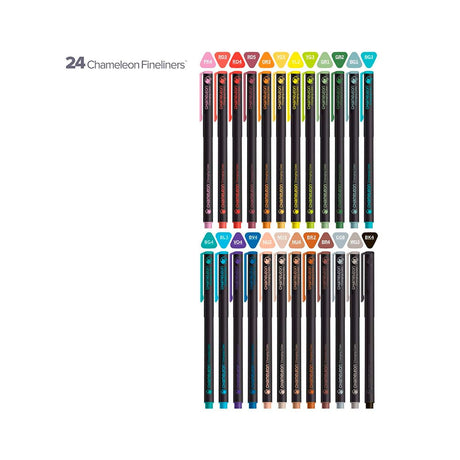 Chameleon-Fineliners-Set-24-Tiralineas-Colores-Fuertes-3