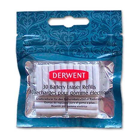 Derwent-Pack-30-Repuestos-Goma-Electrica