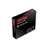 Rotring-Art-Pen-Ink-Pack-6-Recarga-de-Tinta-negro