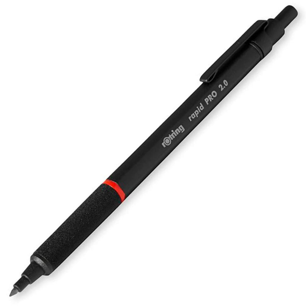 Rotring Rapid Pro Portaminas 2,0 mm Negro - DibuChile – Dibu Chile