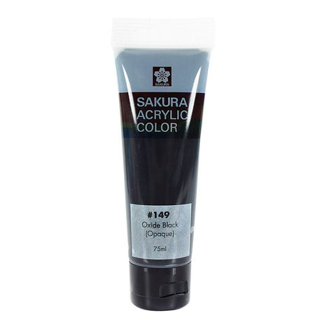 Sakura-Acrylic-Pintura-Acrilica-Tubos-75-ml-Negro-Oxido