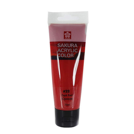 Sakura-Acrylic-Pintura-Acrilica-Tubos-75-ml-Rojo-Oscuro