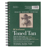 Strathmore-Toned-Tan-Croquera-Beige---14-x-216-cm---50-Hojas-118-gr-m2
