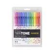 Tombow-TwinTone-Set-12-Marcadores-Rainbow