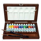 Van-Gogh-Watercolors-Set-Acuarelas-Tubos-10-ml-12-Colores-Caja-Madera-Accesorios