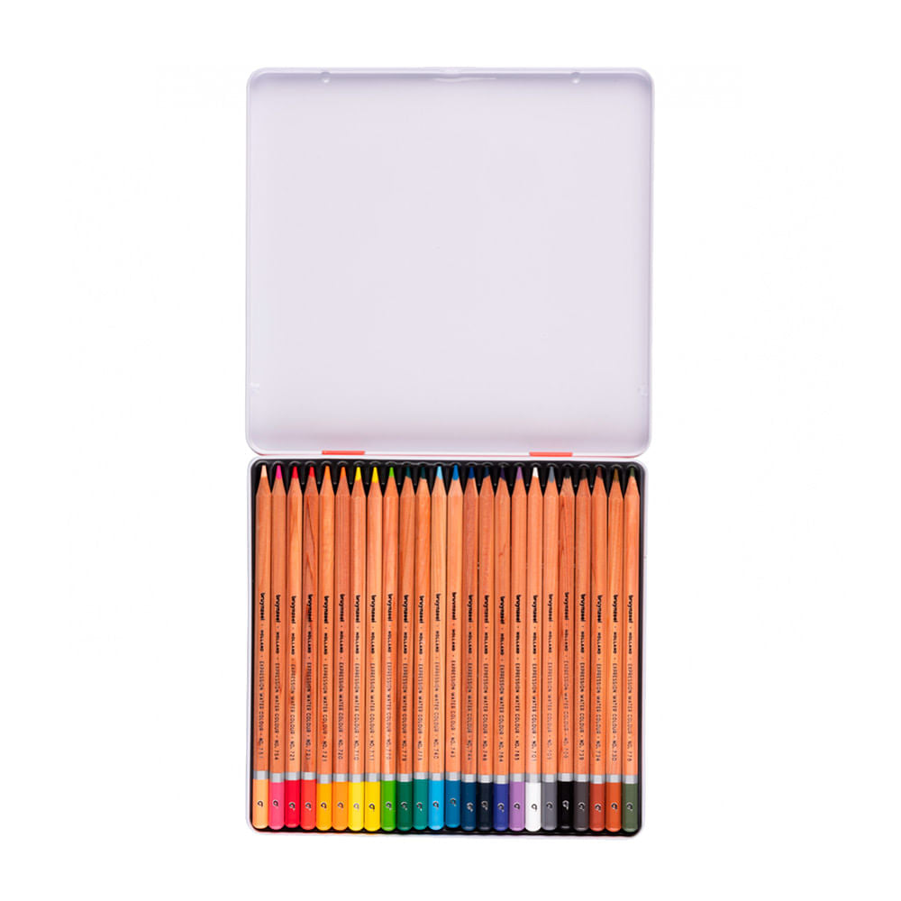 Set 24 Lápices de Colores Acuarelables Bruynzeel Expression – Dibu